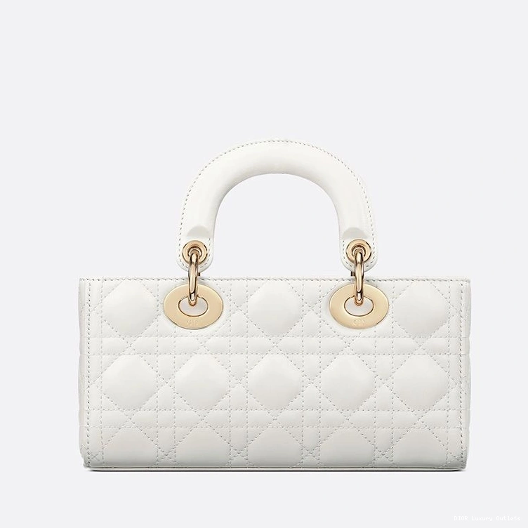 Cheap Small White Lambskin D-Joy Lady Cannage Bag 0805 Luxury